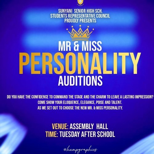 SUSEC MR & MISS PERSONALITY 2025 Edition